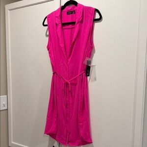 Apt. 9 Pink Sleeveless Midi Dress